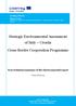Strategic Environmental Assessment of Italy Croatia. Cross-Border Cooperation Programme