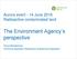 The Environment Agency s perspective