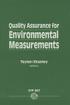 QUALITY ASSURANCE FOR ENVIRONMENTAL MEASUREMENTS