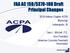 FAA AC 150/ H Draft Principal Changes