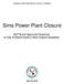 Sims Power Plant Closure