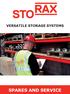 VERSATILE STORAGE SYSTEMS SPARES AND SERVICE