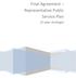 Final Agreement Representative Public Service Plan