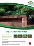 DIY Garden Wall. Planning your Project Easy Step by Step Guide Simple Illustrations Maintainence