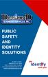 PUBLIC SAFETY AND IDENTITY SOLUTIONS