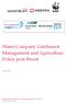 Water Company Catchment Management and Agriculture Policy post-brexit