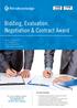 Bidding, Evaluation, Negotiation & Contract Award