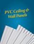 PVC Ceiling & Wall Panels
