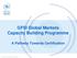GFSI Global Markets Capacity Building Programme A Pathway Towards Certification