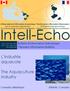 Intell-Echo. L industrie aquacole. The Aquaculture Industry. Bulletin d information thématique Thematic Information Bulletin.