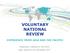 VOLUNTARY NATIONAL REVIEW EXPERIENCE FROM ASIA AND THE PACIFIC