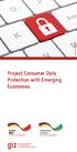 Project Consumer Data Protection with Emerging Economies. Maksim Kabakou