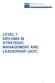 LEVEL 7 DIPLOMA IN STRATEGIC MANAGEMENT AND LEADERSHIP (QCF)