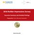 2016 Builder Impressions Survey