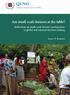 Reflections on small-scale farmers participation in global and national decision-making. Susan H. Bragdon