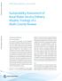 Sustainability Assessment of Rural Water Service Delivery Models: Findings of a Multi-County Review