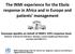 The INMI experience for the Ebola response in Africa and in Europe and patients management