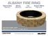 ALBANY FIRE RING. Quarry Gray Sienna Tan Autumn Blend