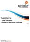 Evolution M Core Training Purchase and Subcontract Processing Issue 2