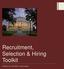Recruitment, Selection & Hiring Toolkit