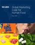 Global Marketing Code for Human Food. May 2018