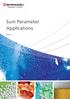 Sum Parameter Applications. Release 2