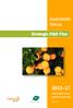 Australian Citrus. Strategic R&D Plan. A plan to guide strategic investment in citrus R&D. October 2012