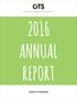 2016 ANNUAL REPORT. Ontario Tire Stewardship