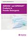 TECHNICAL INFORMATION AEROSIL and SIPERNAT Products in Powder Detergents