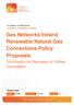 Gas Networks Ireland Renewable Natural Gas Connections Policy Proposals