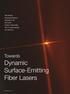 Dynamic Surface-Emitting Fiber Lasers
