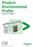 Product Environmental Profile Canalis KTA 2500 A