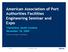 American Association of Port Authorities Facilities Engineering Seminar and Expo