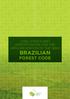 BRAZILIAN FOREST CODE