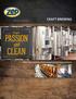 CRAFT BREWING. Stellar Cleaning and Sanitation Solutions for the Brewing Industry