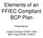 Elements of an FFIEC Compliant BCP Plan