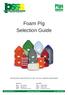 Foam Pig Selection Guide