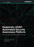 Kaspersky ASAP: Automated Security Awareness Platform