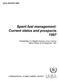 IAEA-TECDOC Spent fuel management: Current status and prospects 1997