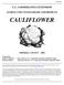 U.C. COOPERATIVE EXTENSION SAMPLE COST TO ESTABLISH AND PRODUCE CAULIFLOWER IMPERIAL COUNTY 2003