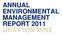 ANNUAL ENVIRONMENTAL MANAGEMENT REPORT 2011 DRAYTON MINE