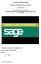 ICAEW Accreditation Scheme. Financial Accounting Software Evaluation. Sage UK Ltd