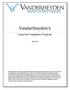 Vanderheyden s. Corporate Compliance Program