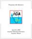 Program with Abstracts IGA. April 20, 2000 Argonne National Laboratory Argonne, Illinois