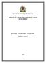 THE UNITED REPUBLIC OF TANZANIA MINISTRY OF LABOUR, EMPLOYMENT AND YOUTH DEVELOPMENT NATIONAL OCCUPATIONAL HEALTH AND SAFETY POLICY