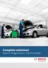 Complete solutions! Bosch Diagnostics: Hard to beat