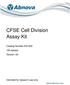 CFSE Cell Division Assay Kit
