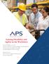 Gaining Flexibility and Agility in the Workforce WHITE PAPER