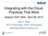 Integrating with the Cloud- Practices That Work