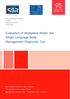 Evaluation of Workplace Welsh: the Welsh Language Skills Management Diagnostic Tool